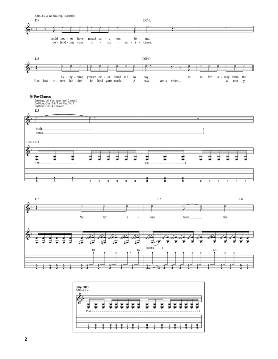 Fake Messiah Fake Messiah Acoustic Guitar scores gallery preview page 2