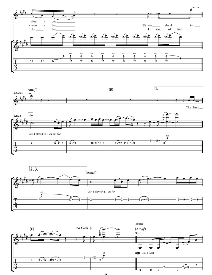 Arizona Arizona Acoustic Guitar scores gallery preview page 3