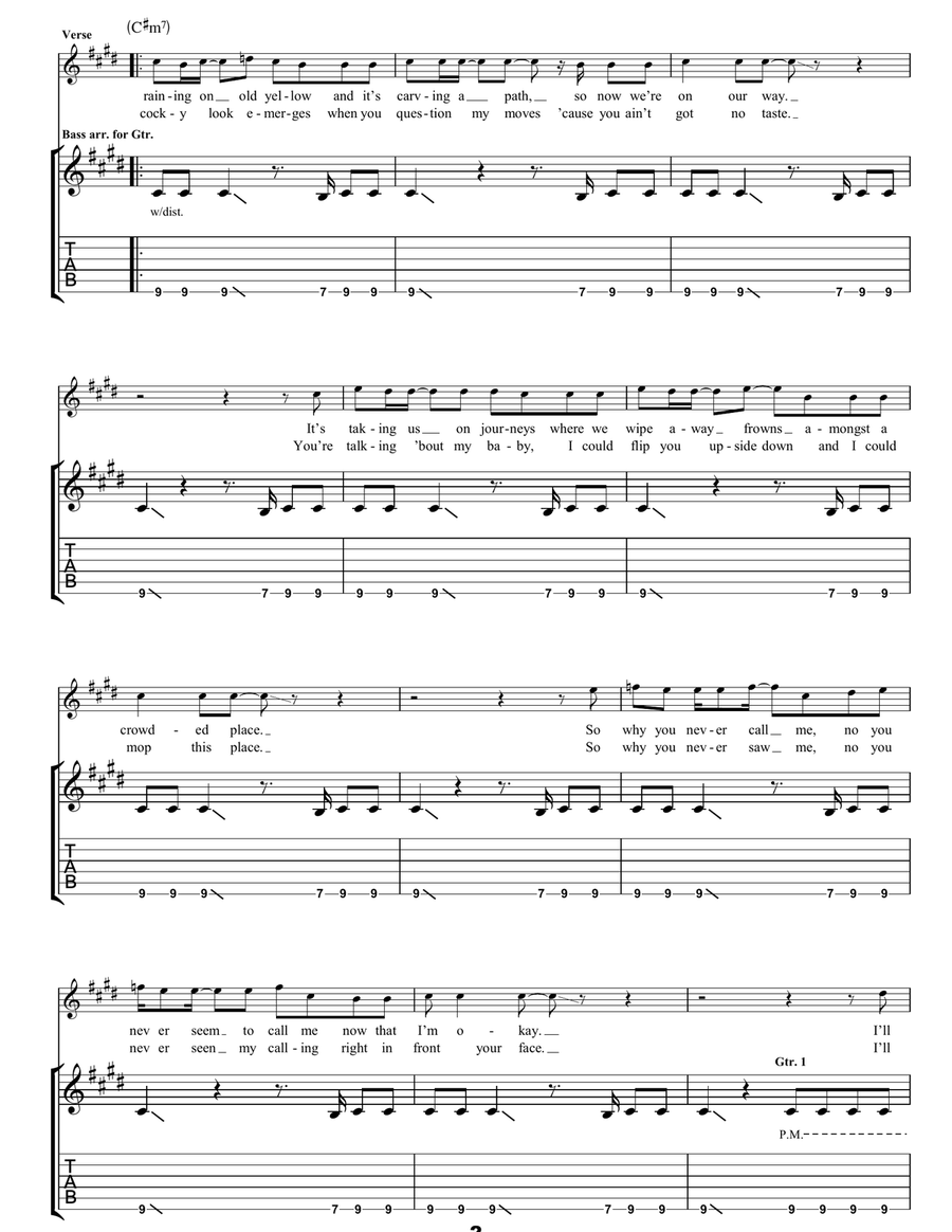 My Party My Party Acoustic Guitar scores gallery preview page 2