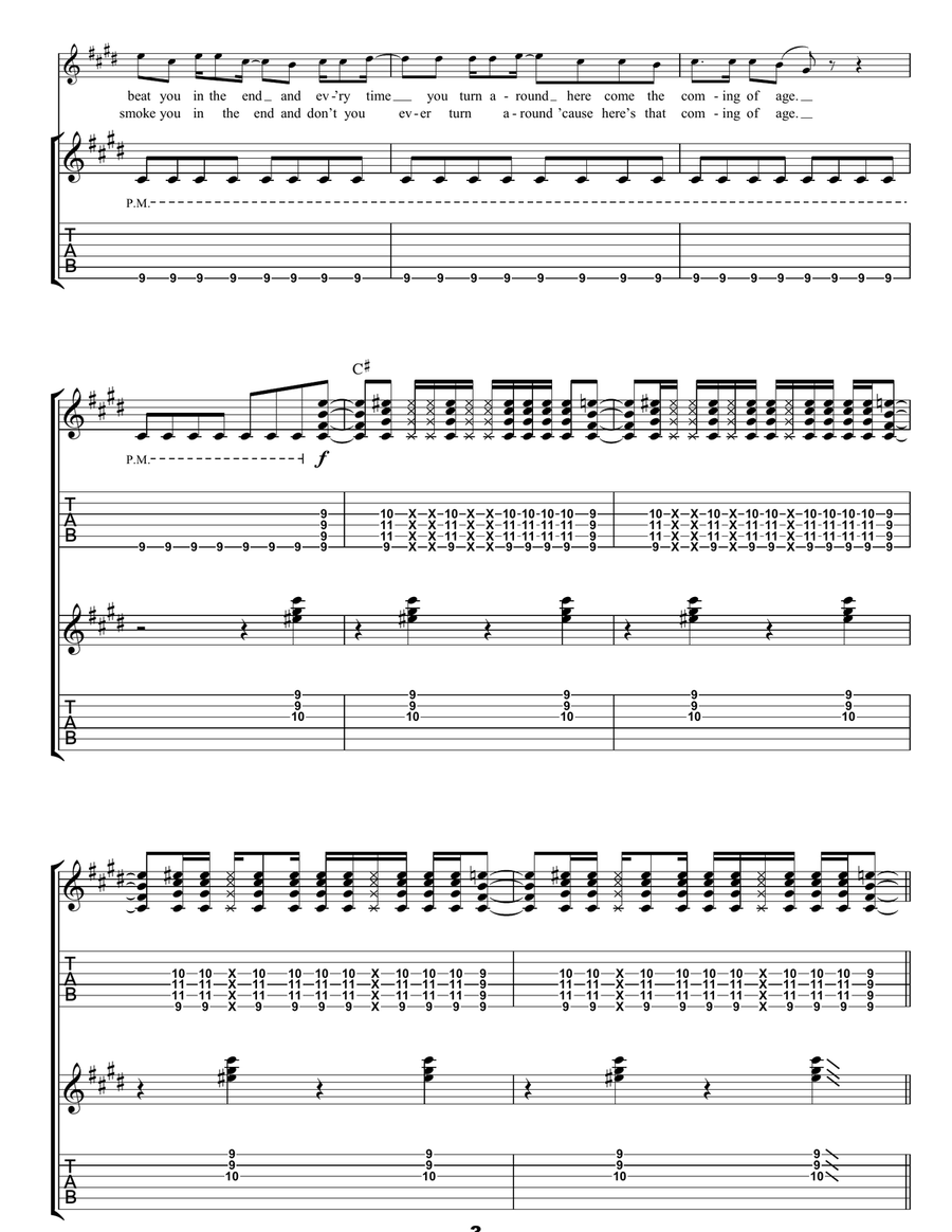 My Party My Party Acoustic Guitar scores gallery preview page 3