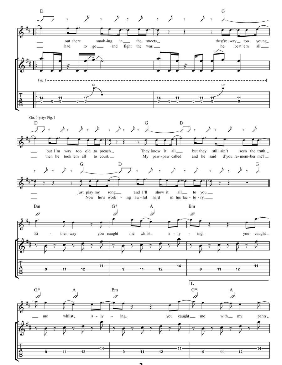 Ragoo Ragoo Acoustic Guitar scores gallery preview page 3