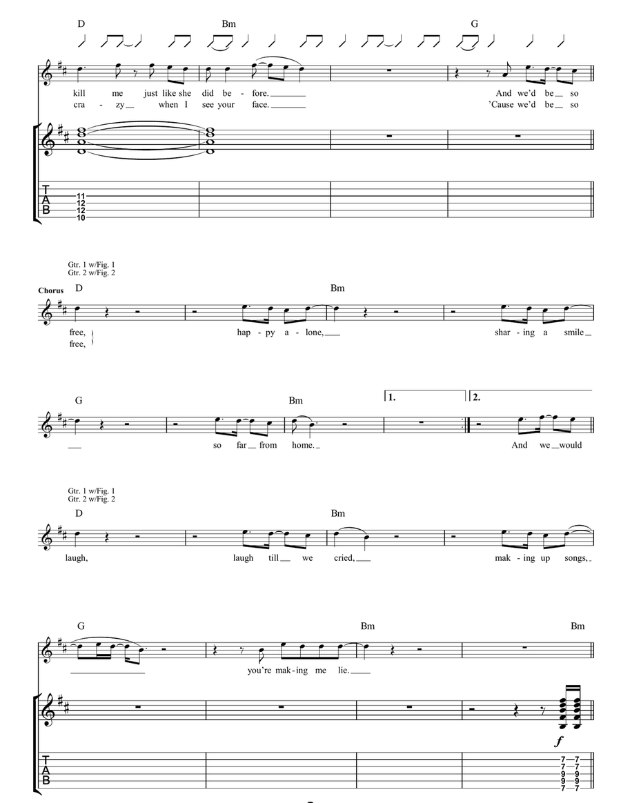 True Love Way True Love Way Acoustic Guitar scores gallery preview page 3