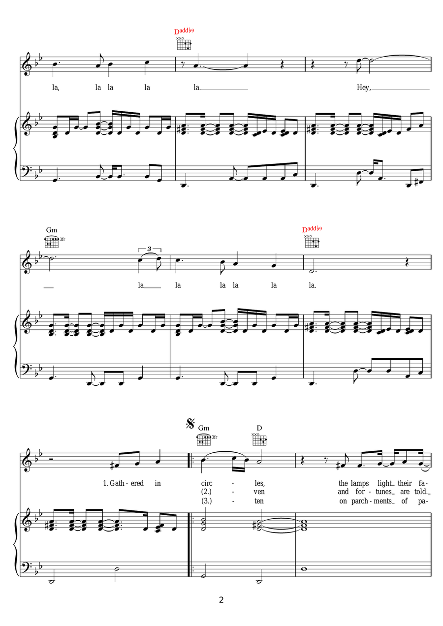 Marrakesh Night Market Acoustic Guitar scores gallery preview page 2