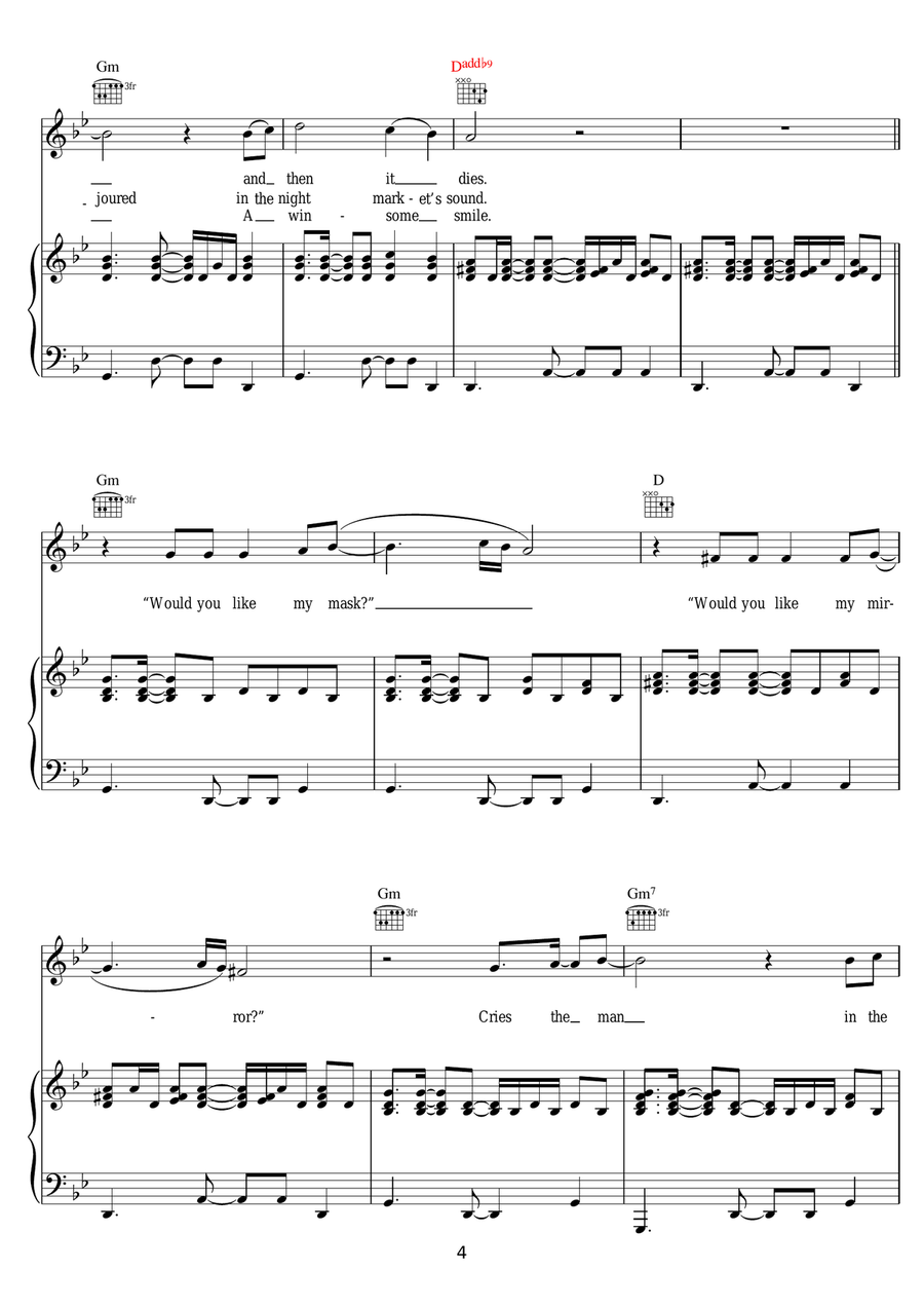 Marrakesh Night Market Acoustic Guitar scores gallery preview page 4