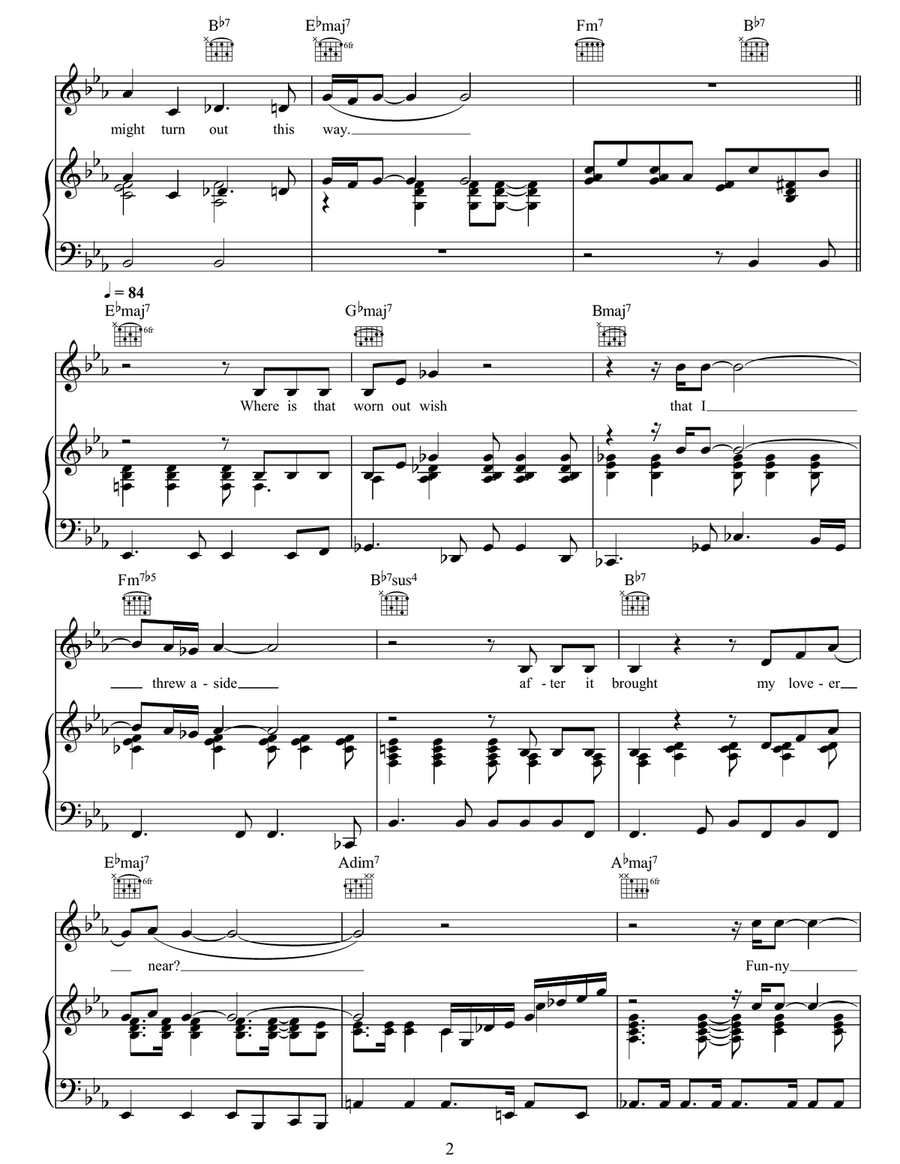 Here's That Rainy Day Here's That Rainy Day Guitar scores gallery preview page 2