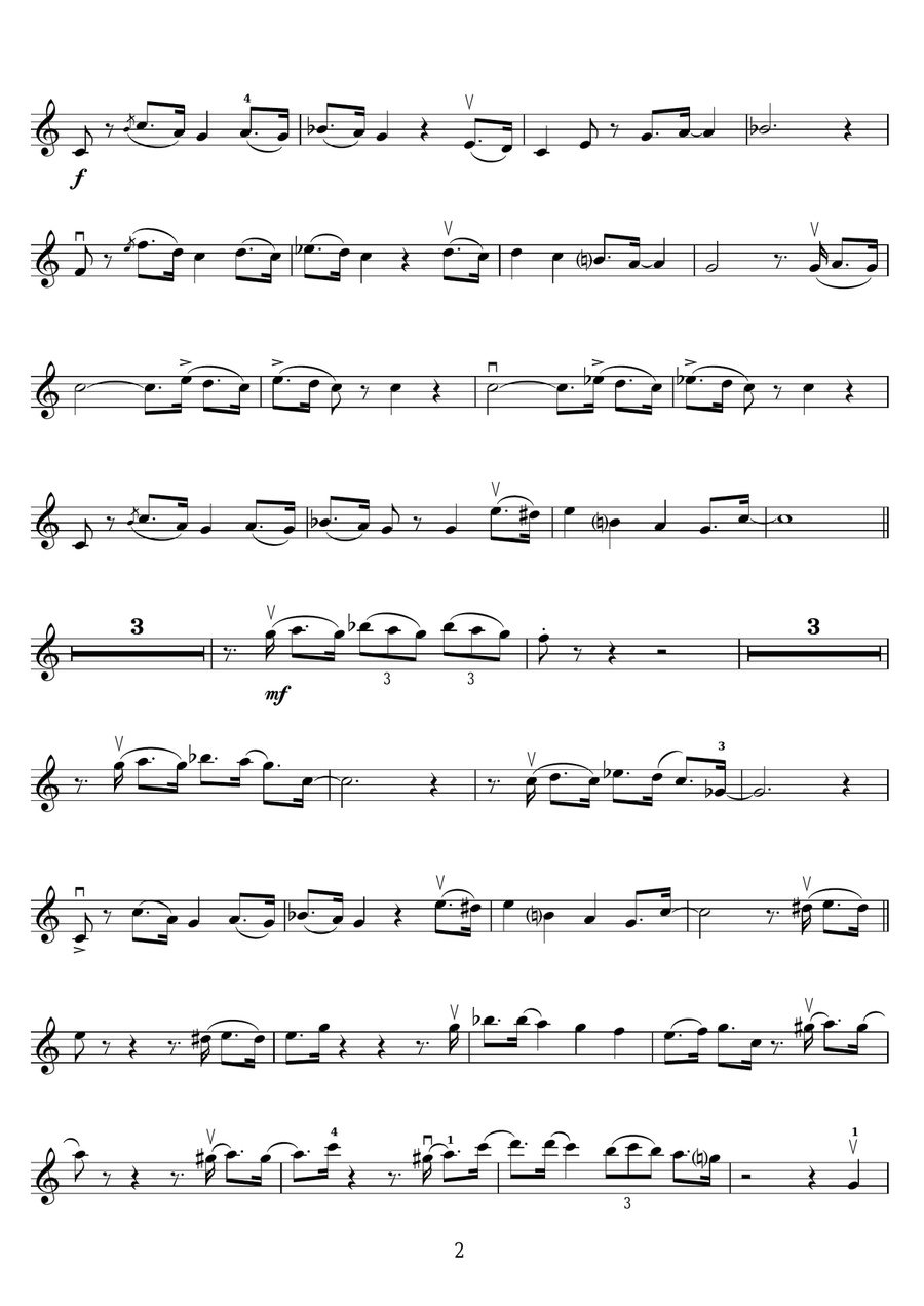 I'll Build A Stairway To Paradise Violin Solo scores gallery preview page 2
