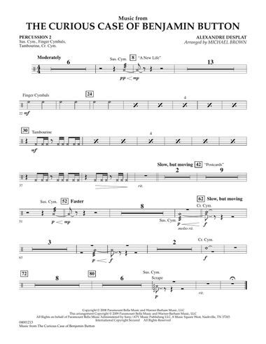 Music from The Curious Case of Benjamin Button - Percussion 2
