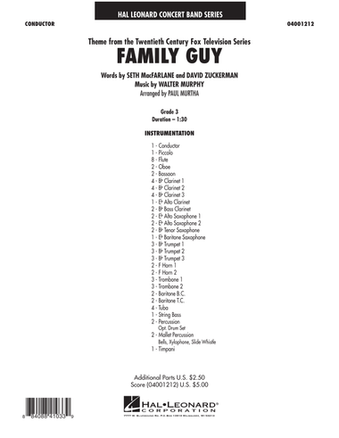 Theme from Family Guy - Full Score