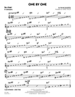 One by One - Bb Solo Sheet