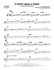It Don't Mean a Thing (If It Ain't Got That Swing) - Eb Solo Sheet mini preview
