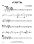 It's Too Late (Alto Saxophone Feature) - Drums