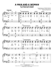A Man And A Woman (Un Homme Et Une Femme) (arr. Gary Meisner)