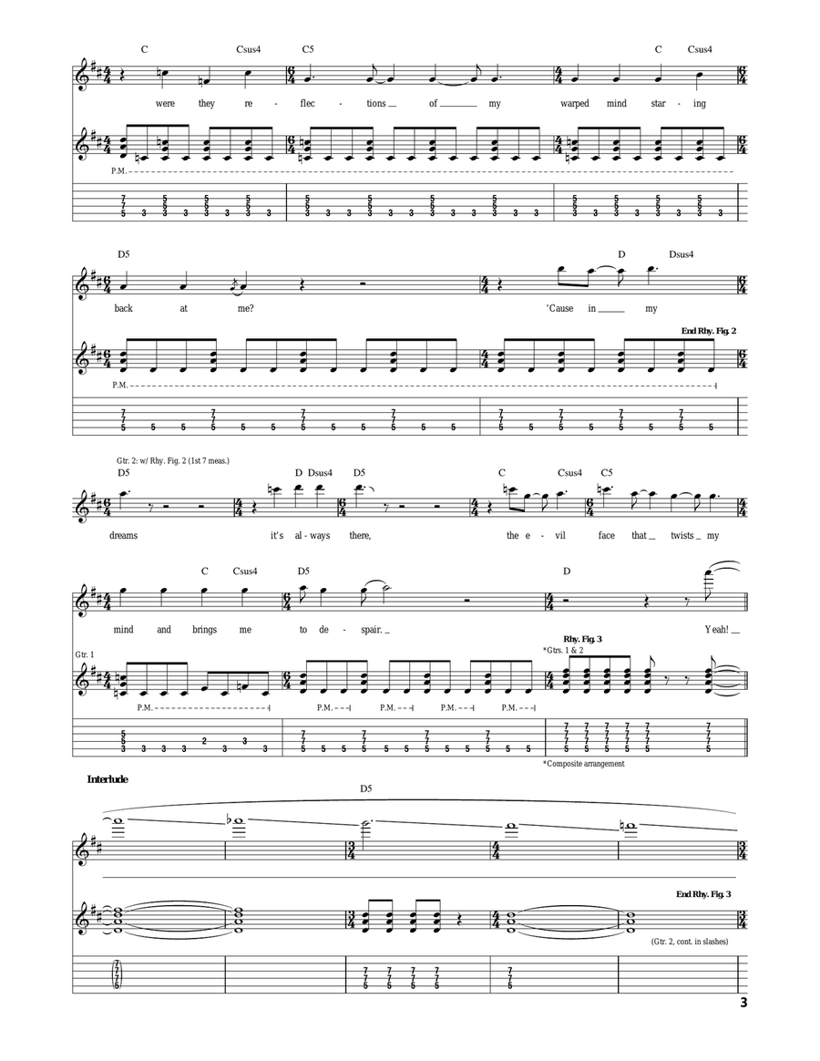 The Number Of The Beast The Number Of The Beast Acoustic Guitar scores gallery preview page 3