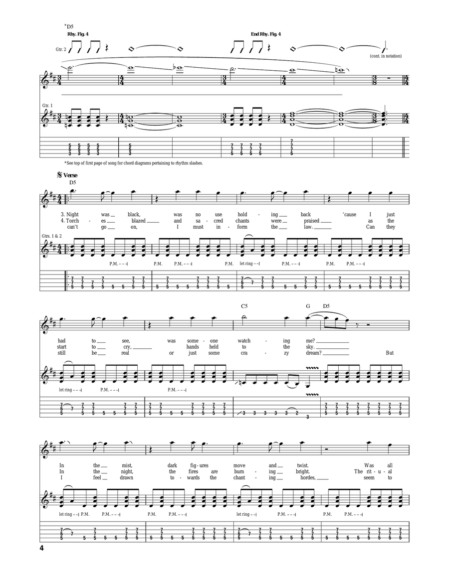 The Number Of The Beast The Number Of The Beast Acoustic Guitar scores gallery preview page 4