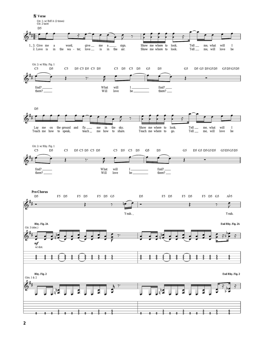Shine Shine Acoustic Guitar scores gallery preview page 2