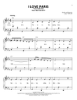 I Love Paris (arr. Gary Meisner)