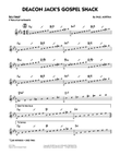 Deacon Jack's Gospel Shack - C Solo Sheet