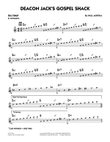 Deacon Jack's Gospel Shack - Eb Solo Sheet