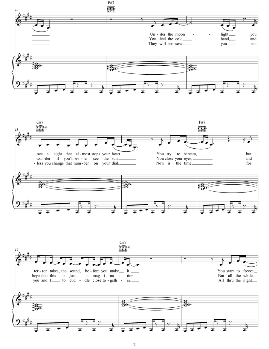 Thriller Thriller Acoustic Guitar scores gallery preview page 2