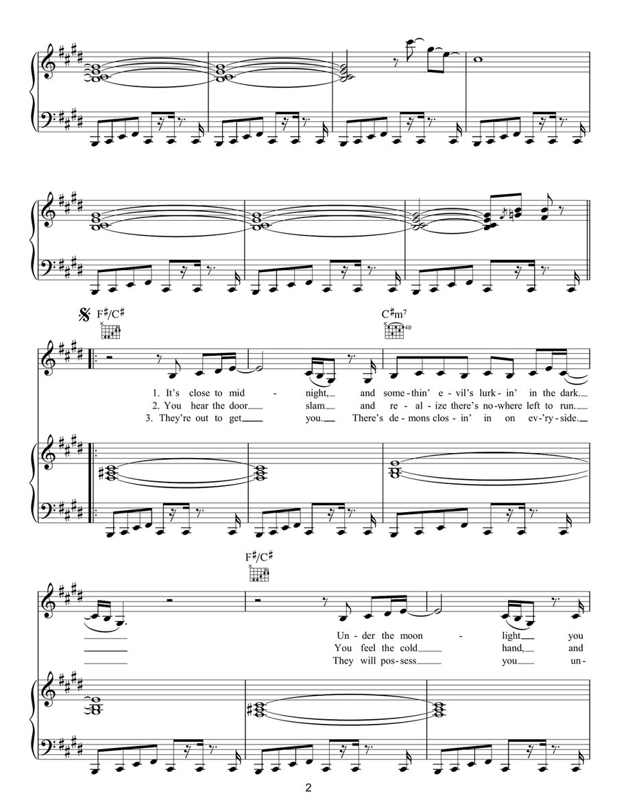 Thriller Thriller Acoustic Guitar scores gallery preview page 2