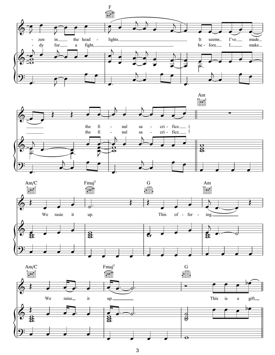 Rabbit Heart (Raise It Up) Acoustic Guitar scores gallery preview page 3