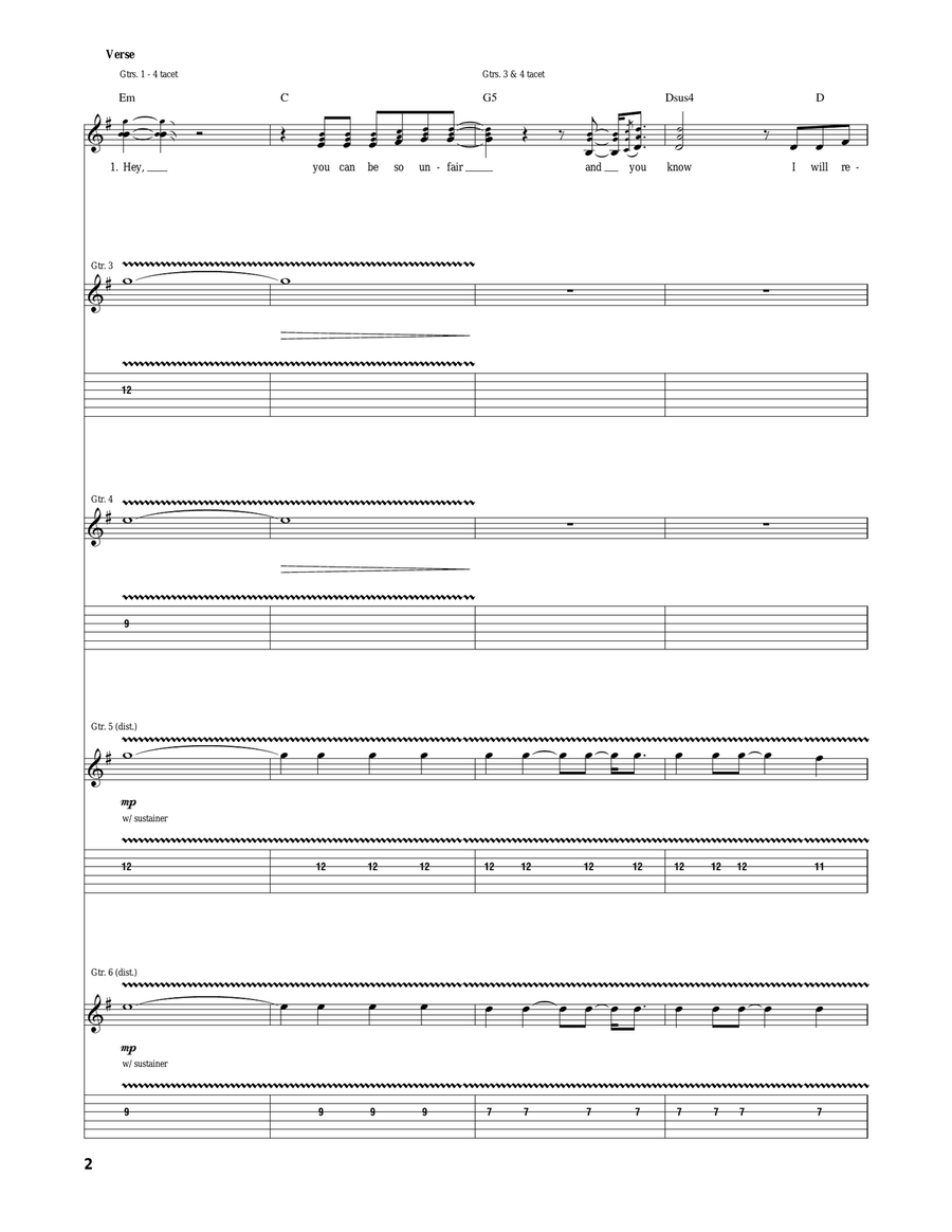 I Had A Good Time I Had A Good Time Acoustic Guitar scores gallery preview page 2