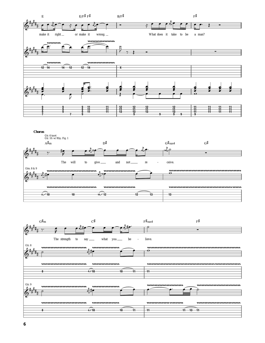 To Be A Man To Be A Man Acoustic Guitar scores gallery preview page 6