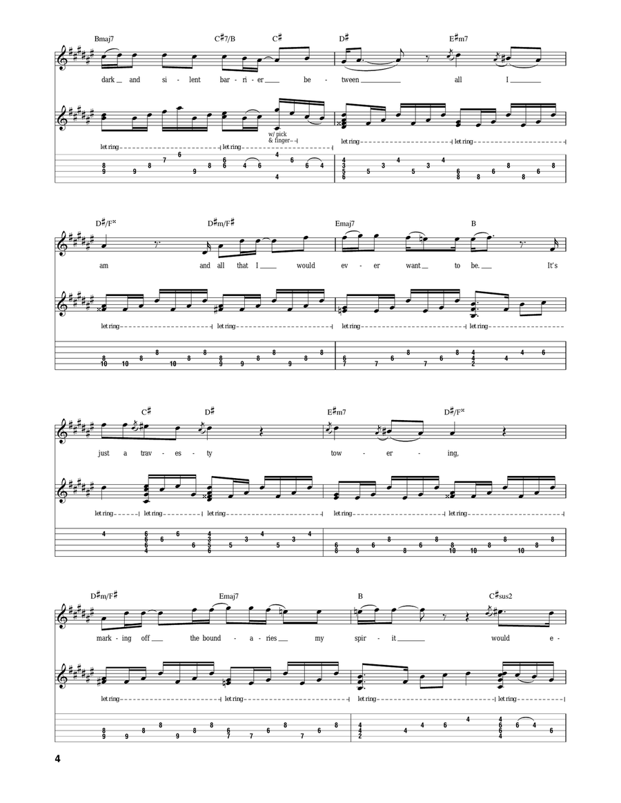 The Wall The Wall Acoustic Guitar scores gallery preview page 4