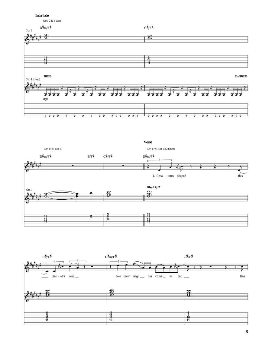 Watcher Of The Skies Watcher Of The Skies Acoustic Guitar scores gallery preview page 3