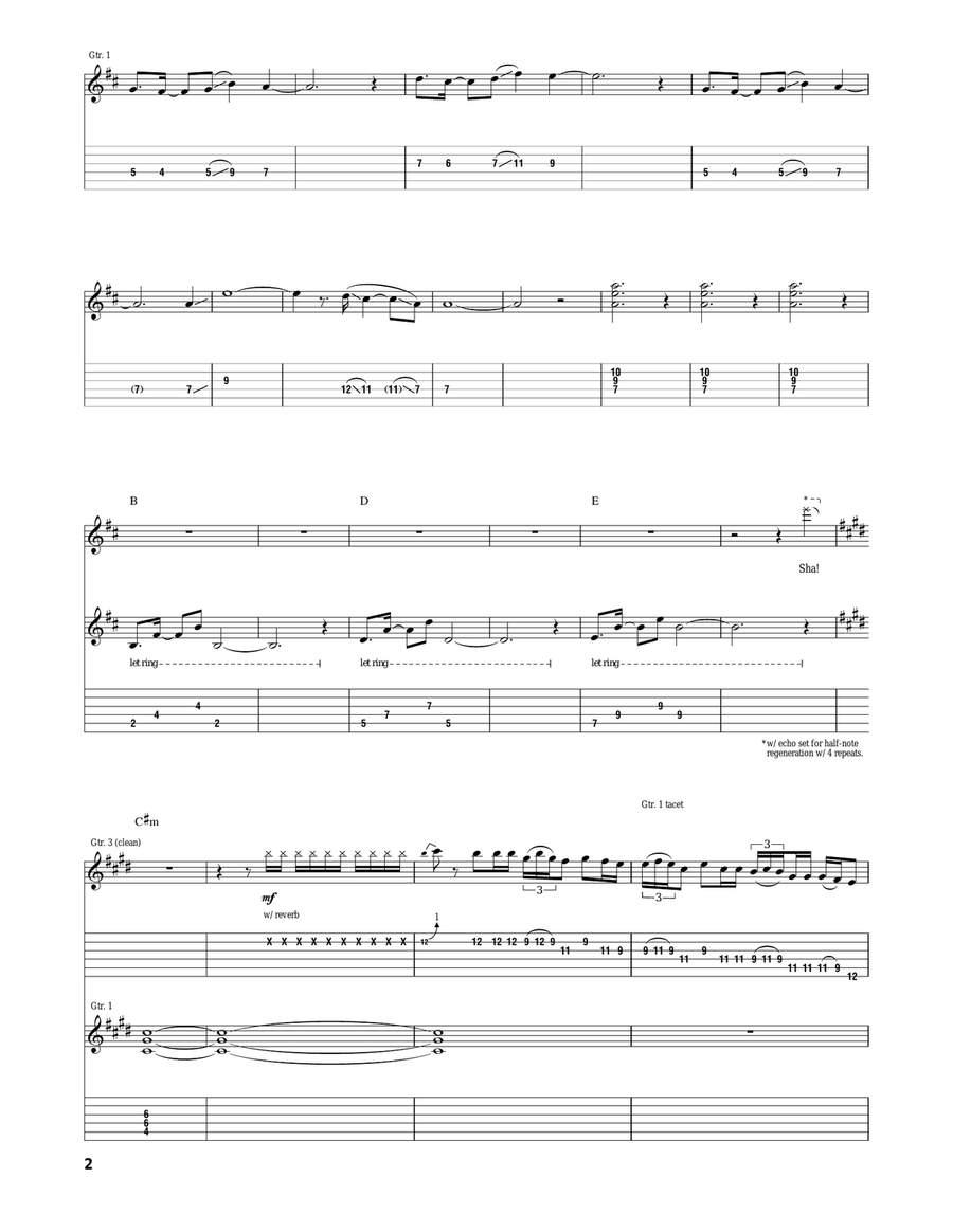 Assassing Assassing Acoustic Guitar scores gallery preview page 2