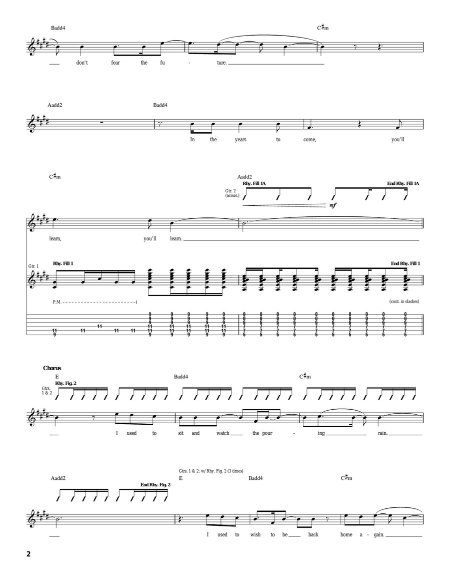 Mona Lisa Mona Lisa Acoustic Guitar scores gallery preview page 2