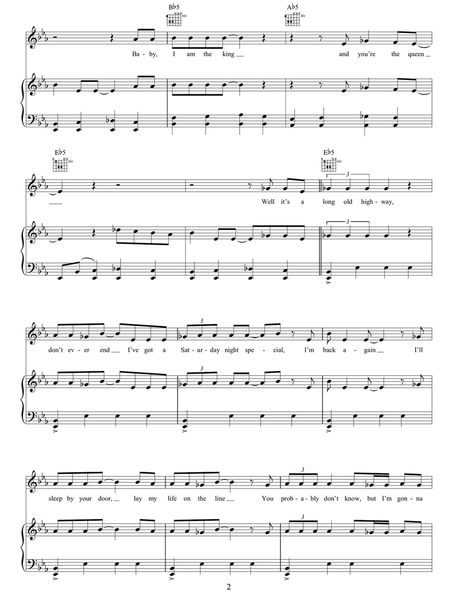 Jolene Acoustic Guitar scores gallery preview page 2