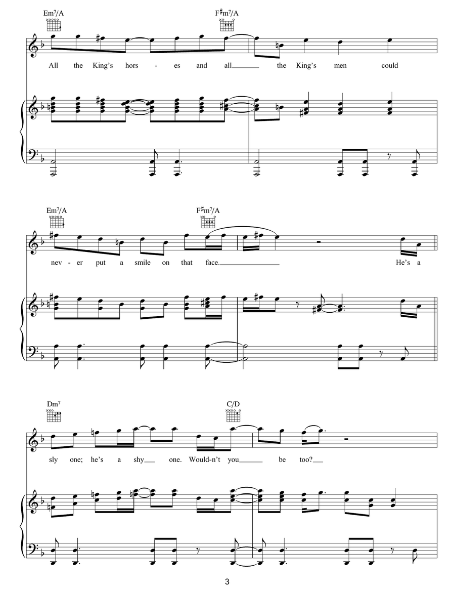 Squonk Squonk Piano, Vocal, Guitar scores gallery preview page 3