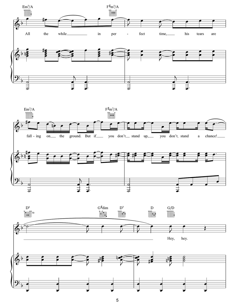 Squonk Squonk Piano, Vocal, Guitar scores gallery preview page 5