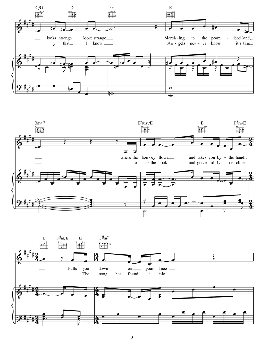 Ripples Ripples Piano, Vocal, Guitar scores gallery preview page 2
