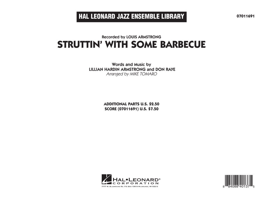 Struttin' with Some Barbecue - Conductor Score (Full Score) Jazz Ensemble scores gallery preview page 1