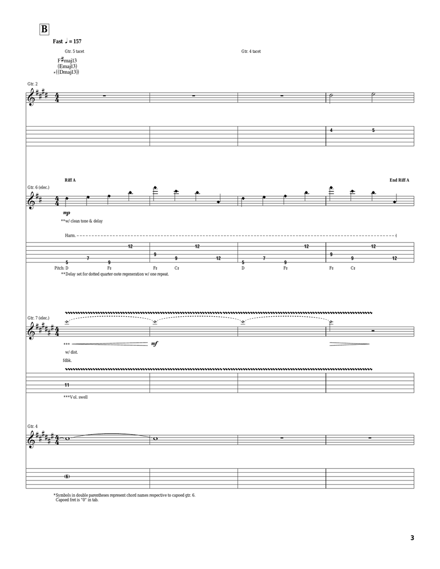 Sea Secret Sea Secret Acoustic Guitar scores gallery preview page 3