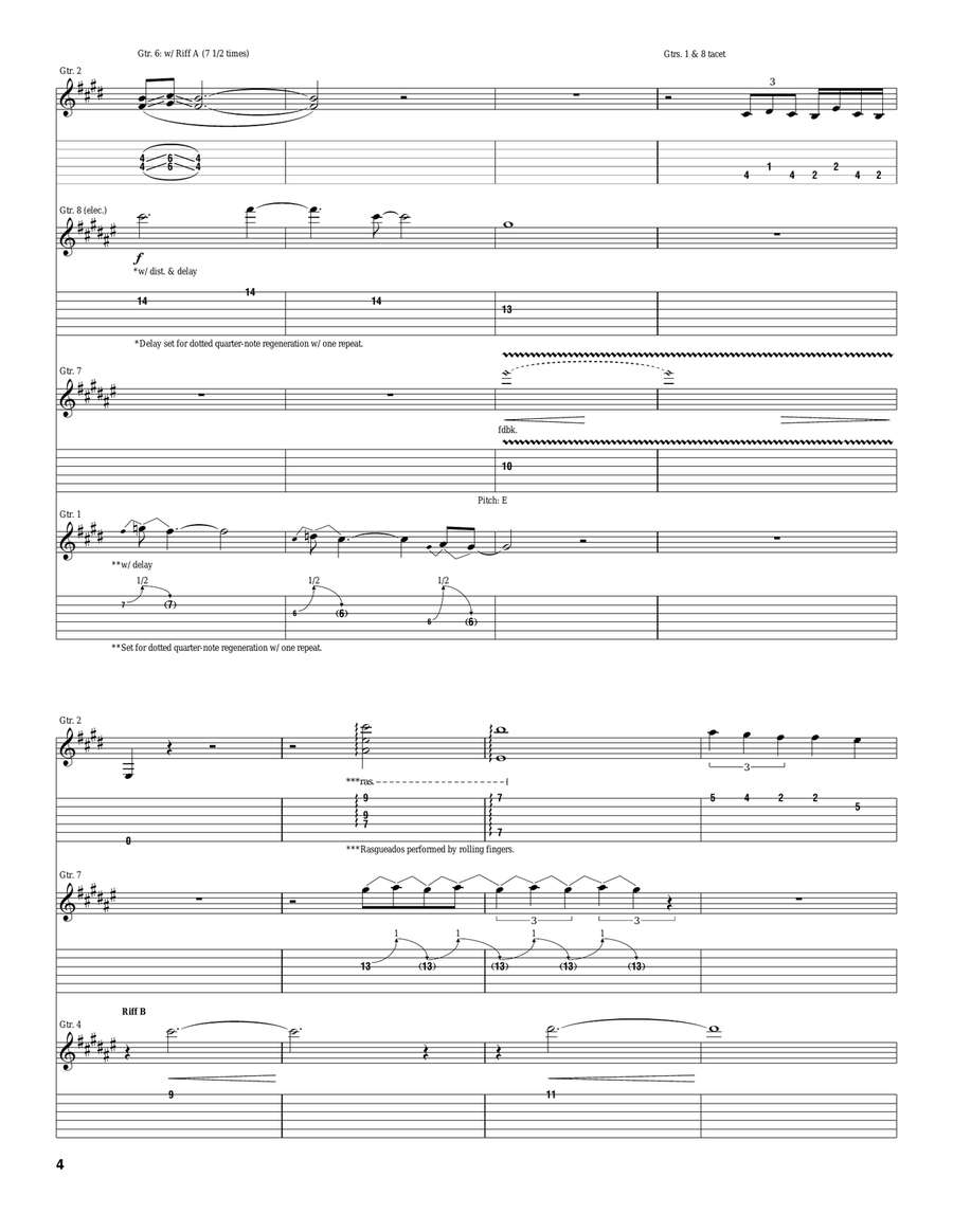 Sea Secret Sea Secret Acoustic Guitar scores gallery preview page 4
