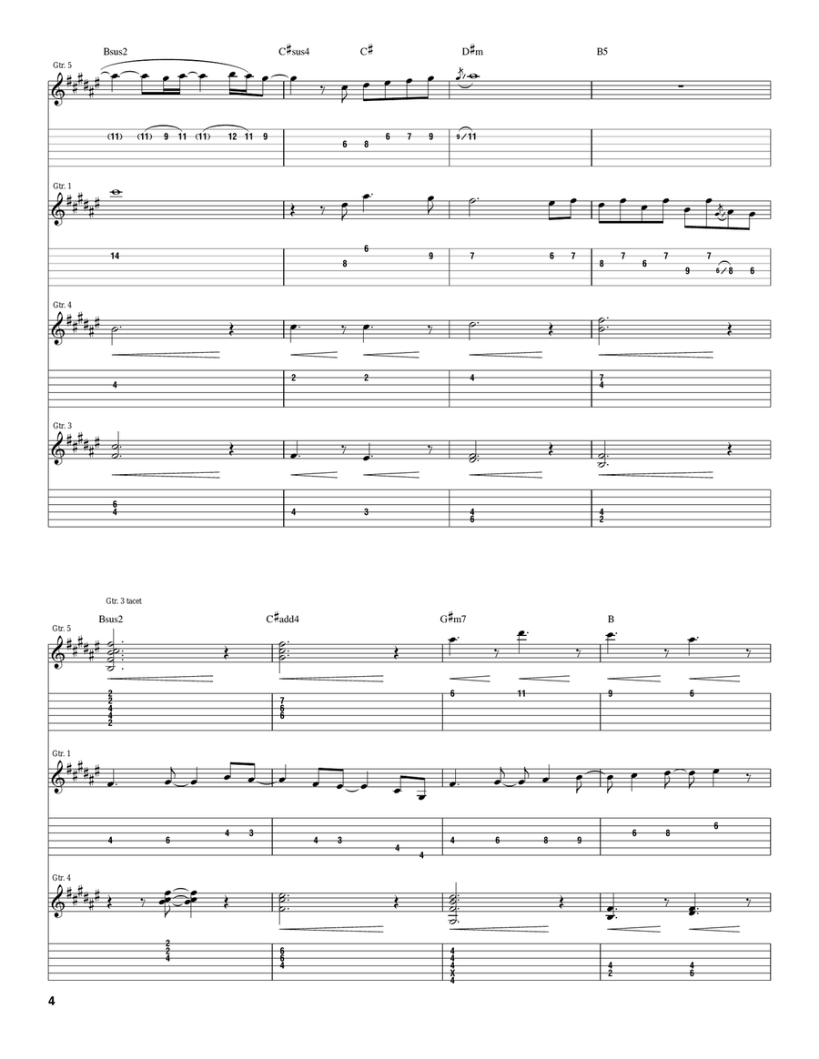 Your Sweet Eyes Your Sweet Eyes Acoustic Guitar scores gallery preview page 4