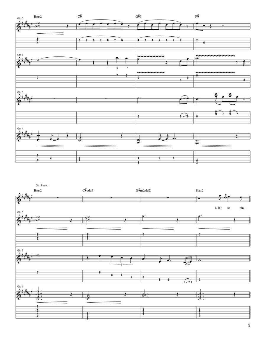 Your Sweet Eyes Your Sweet Eyes Acoustic Guitar scores gallery preview page 5