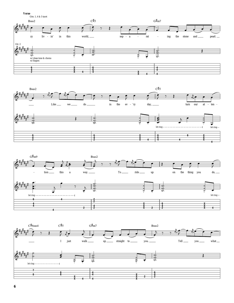 Your Sweet Eyes Your Sweet Eyes Acoustic Guitar scores gallery preview page 6