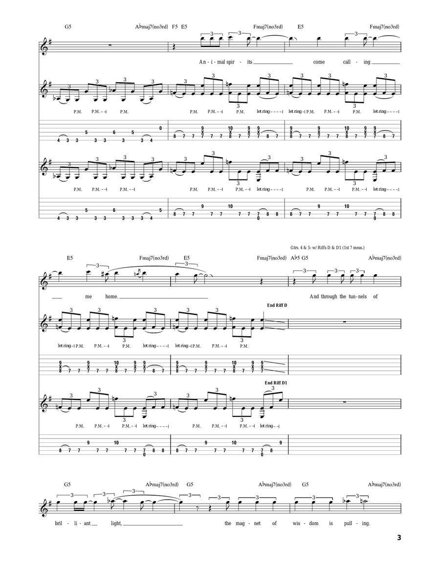 Divinations Divinations Acoustic Guitar scores gallery preview page 3