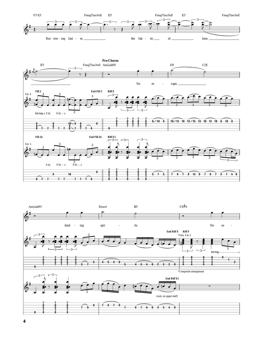 Divinations Divinations Acoustic Guitar scores gallery preview page 4