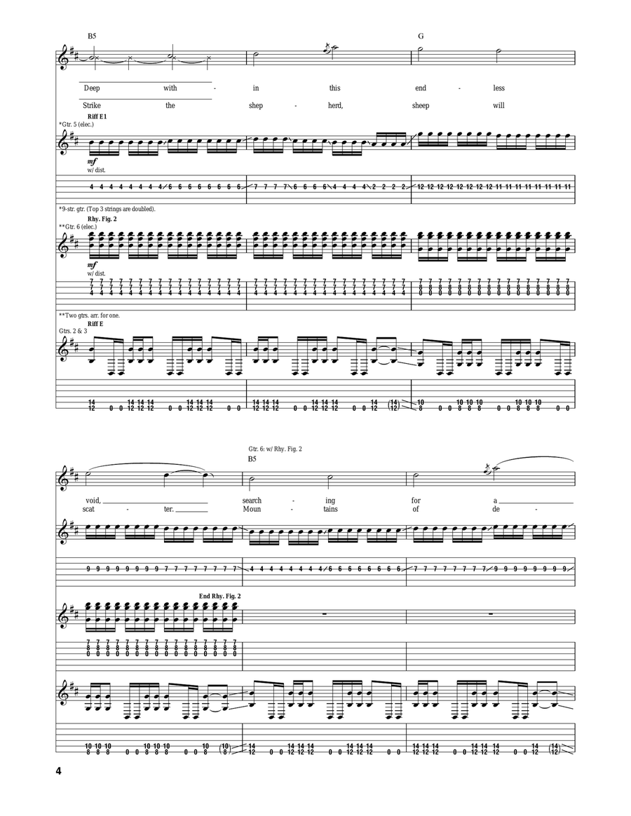 Crack The Skye Crack The Skye Acoustic Guitar scores gallery preview page 4
