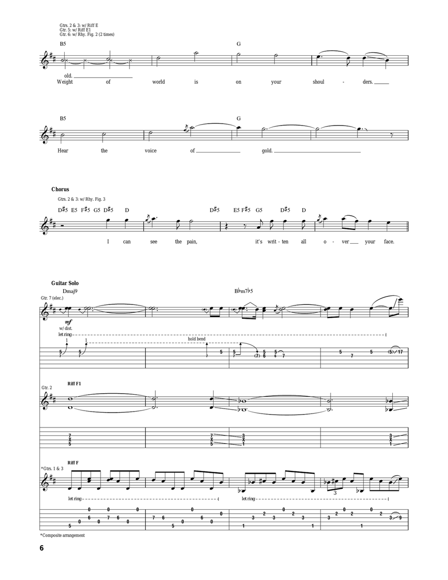 Crack The Skye Crack The Skye Acoustic Guitar scores gallery preview page 6