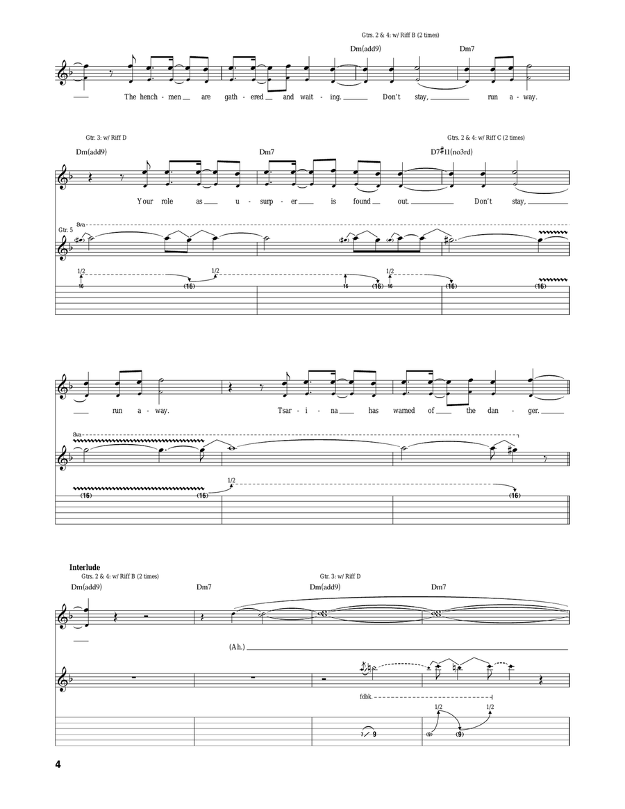 The Czar The Czar Acoustic Guitar scores gallery preview page 4