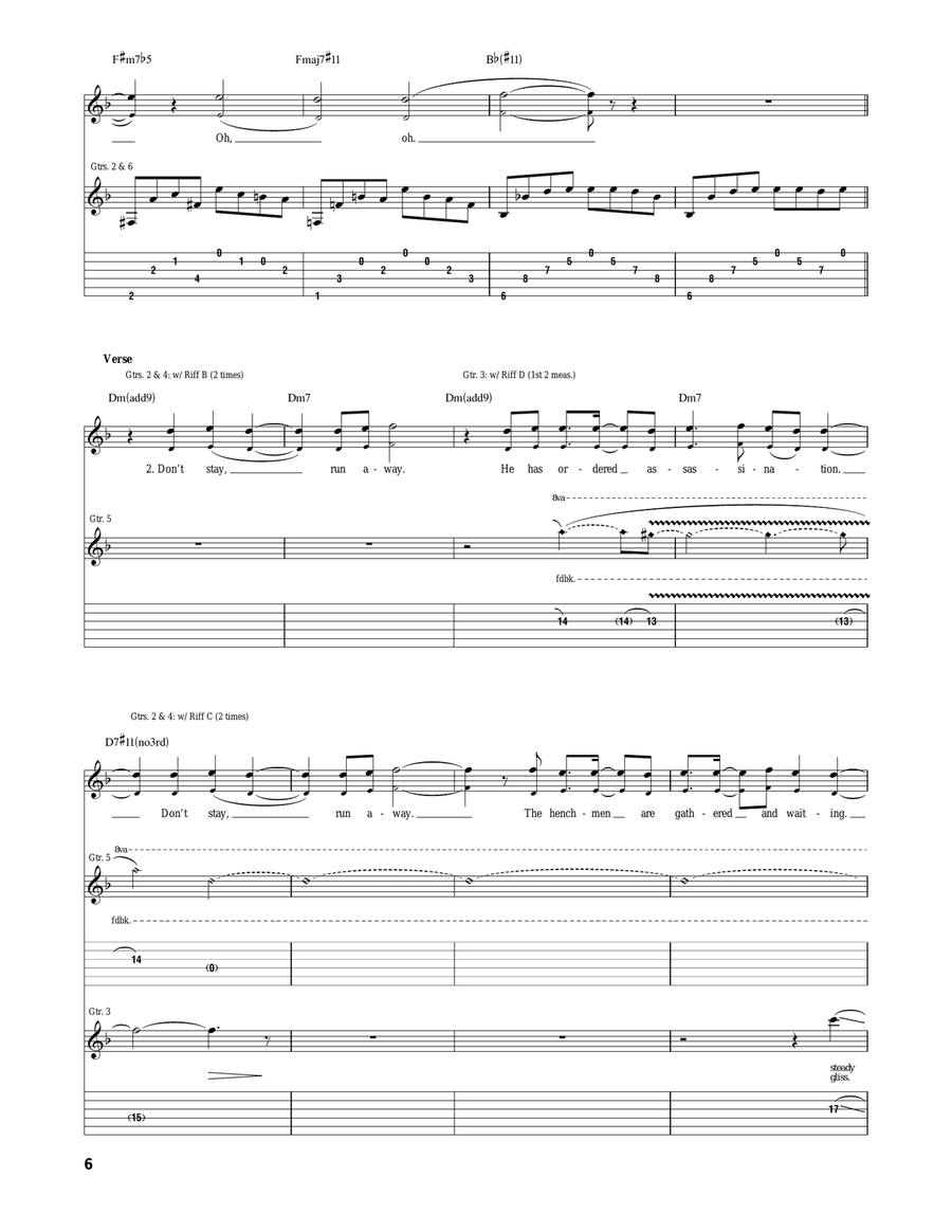 The Czar The Czar Acoustic Guitar scores gallery preview page 6