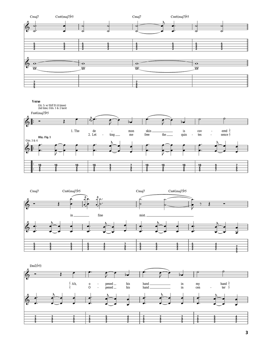 Quintessence Quintessence Acoustic Guitar scores gallery preview page 3