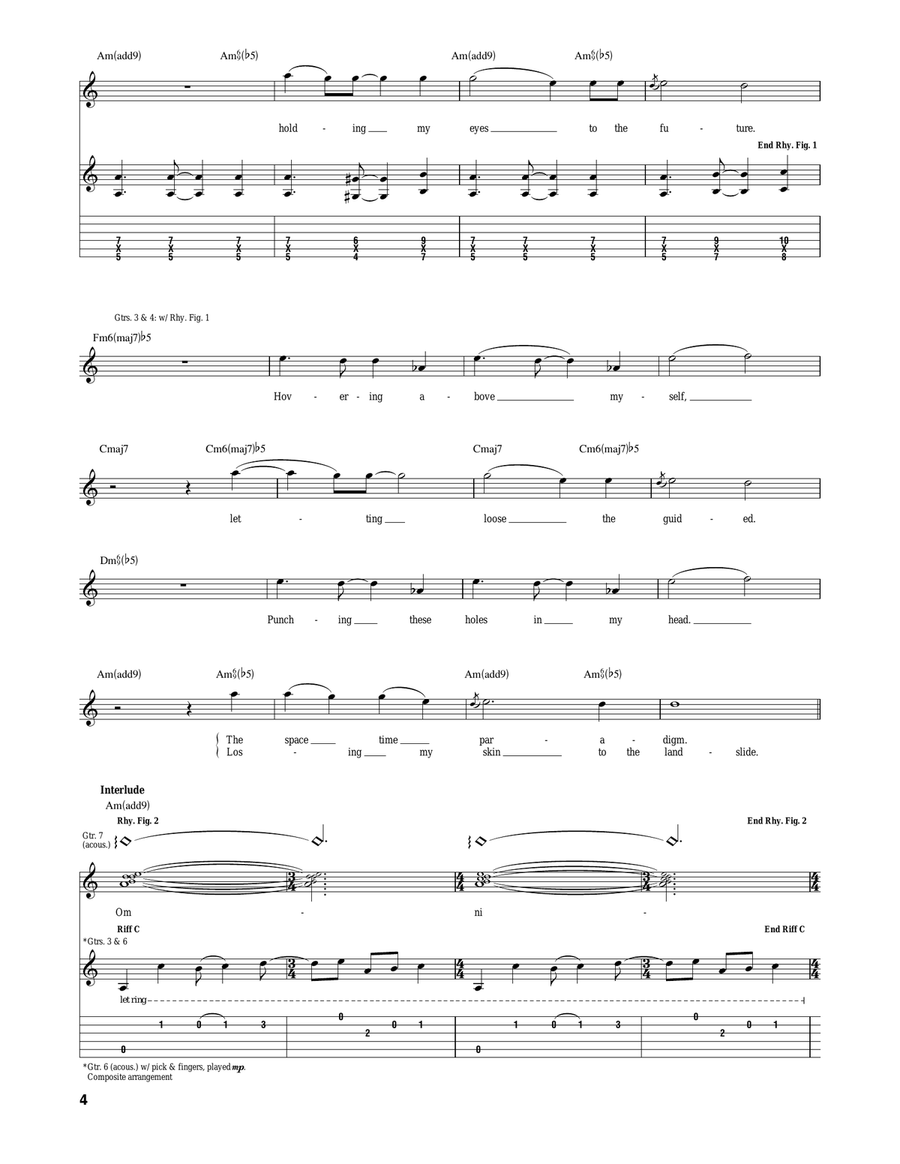 Quintessence Quintessence Acoustic Guitar scores gallery preview page 4