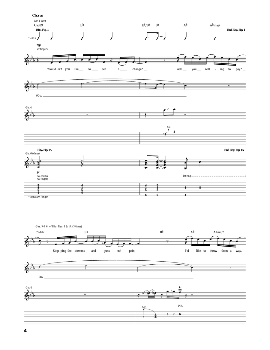 Sad Legacy Sad Legacy Acoustic Guitar scores gallery preview page 4